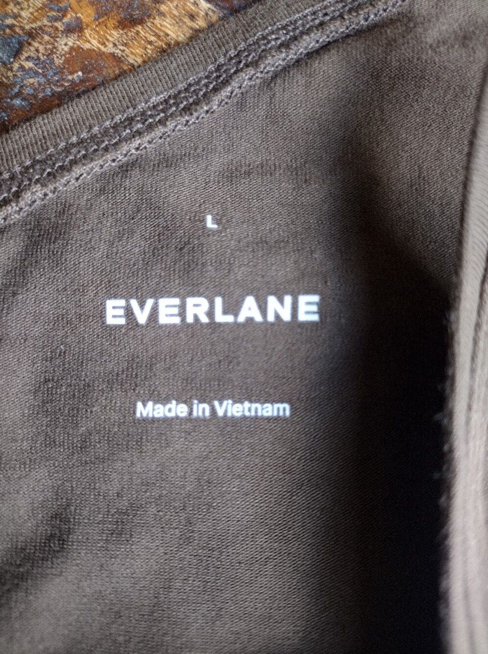 Everlane Cocoa One Strap Tank Top Size Large - Picture 4 of 4